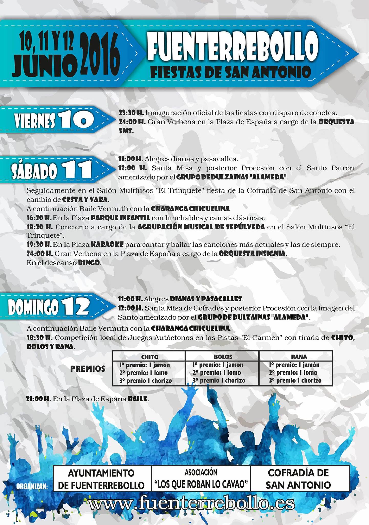 Fiestas en honor a San Antonio 2016 Fuenterrebollo